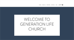 Desktop Screenshot of generationlifechurch.org